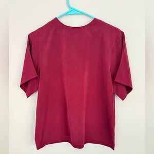 Vintage Jack Mulqueen maroon top size medium